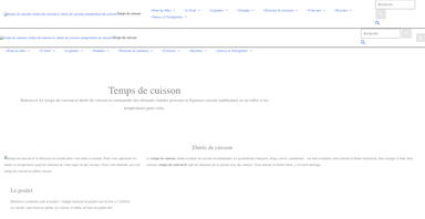 Temps de cuisson thumbnail