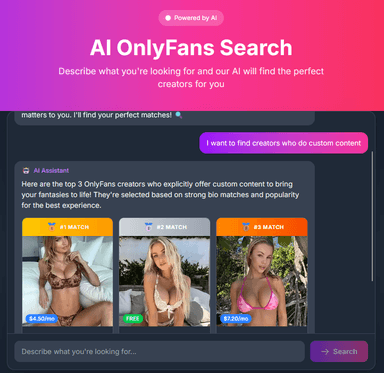 AI OnlyFans Search thumbnail