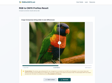 RGB to CMYK Converter thumbnail