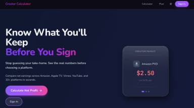 Creator Calculator thumbnail