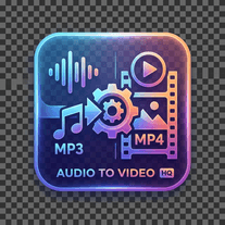MP3 to MP4 AI interface screenshot
