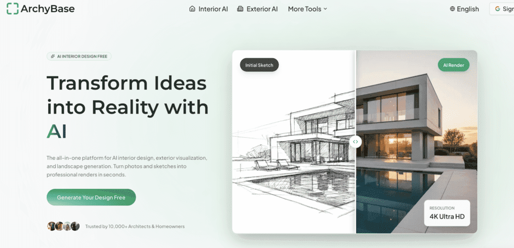 ArchyBase interface screenshot