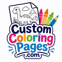 CustomColoringPages.com interface screenshot