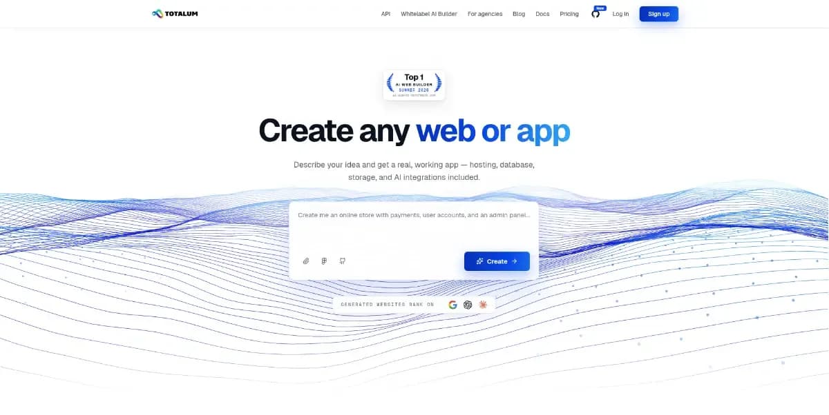 Totalum interface screenshot