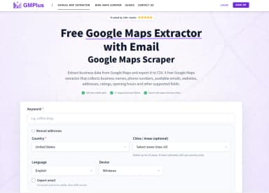 Free Google Maps Extractor thumbnail