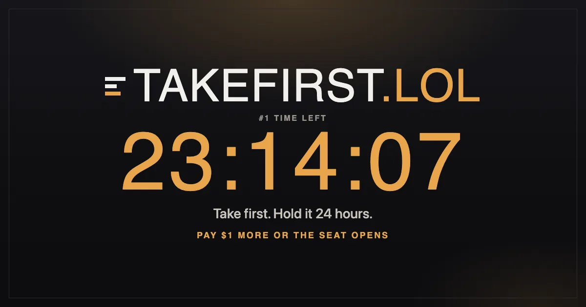 TakeFirst.lol interface screenshot