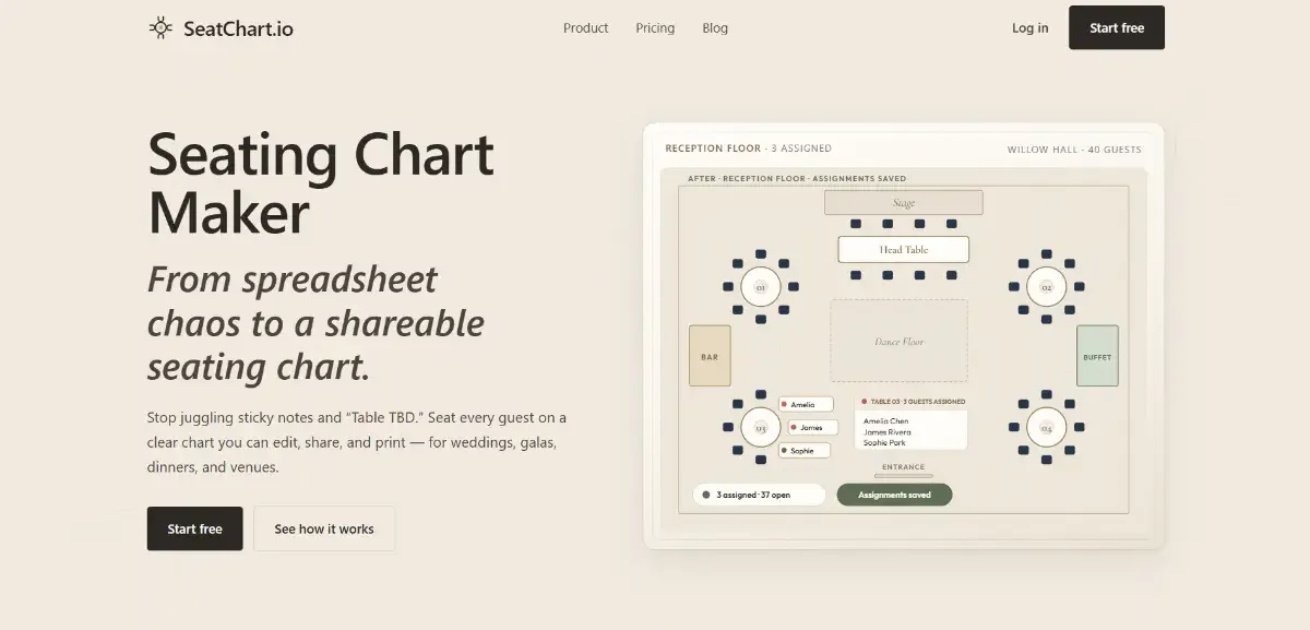 SeatChart.io interface screenshot