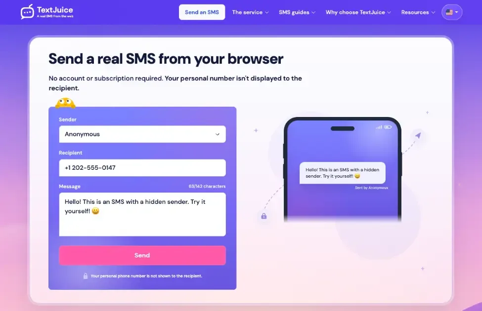 textjuice interface screenshot