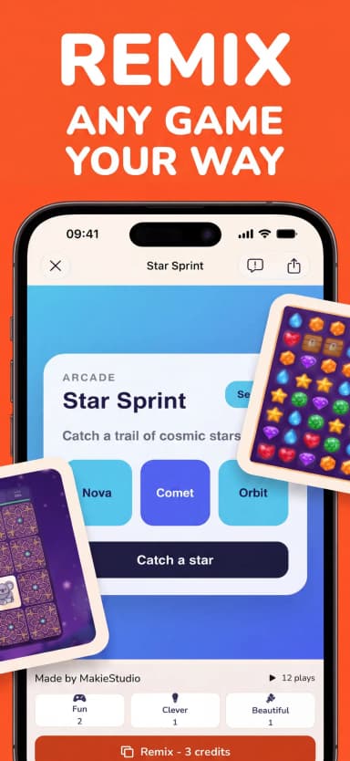 Makie: AI Game Maker for Kids thumbnail