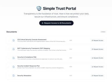 Simple Trust Portal thumbnail