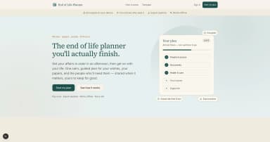 End of Life Planner thumbnail