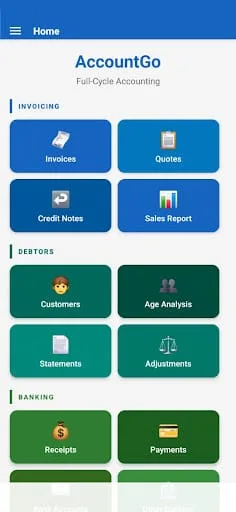 AccountGo interface screenshot