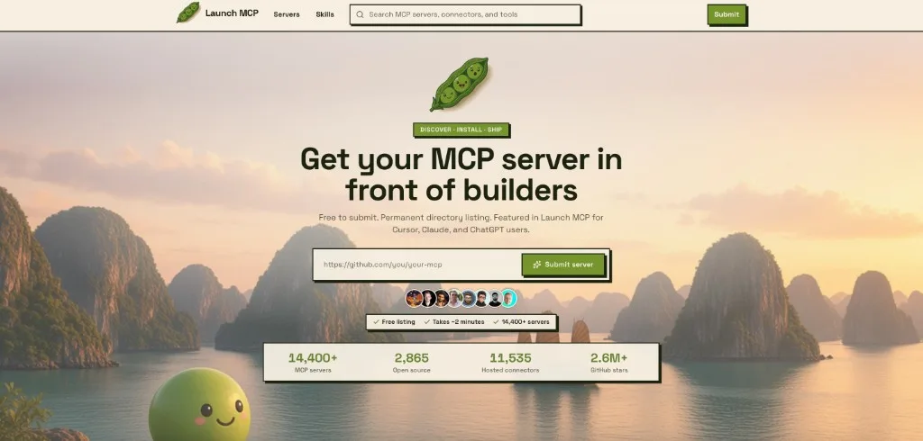 Launch MCP interface screenshot