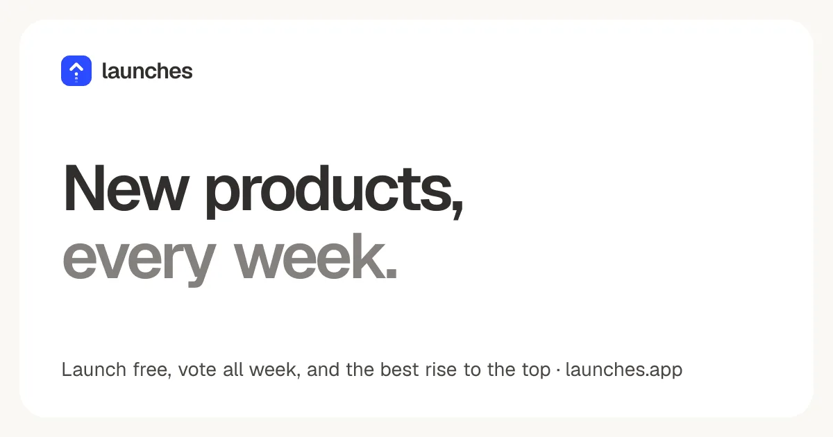 launches interface screenshot
