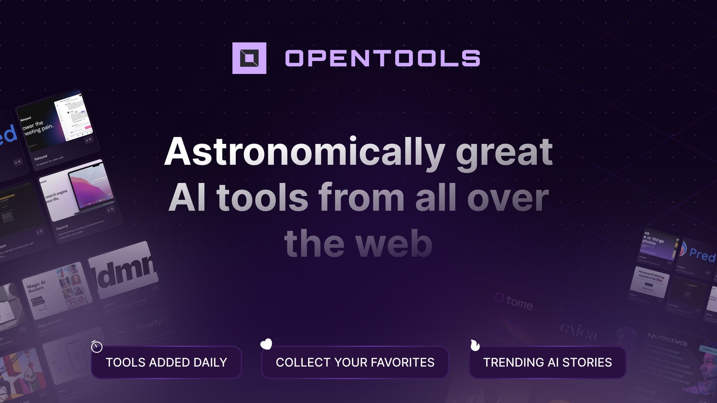 Open Tools website preview