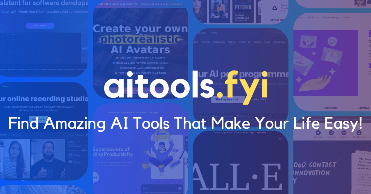 aitools.fyi website preview