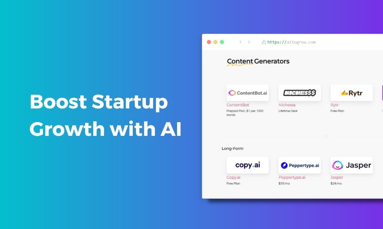 AI To Grow website preview