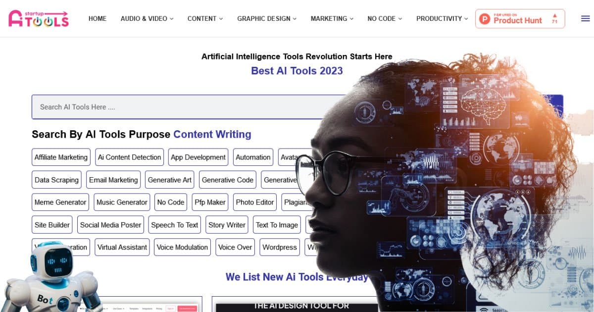 Best AI Tools website preview