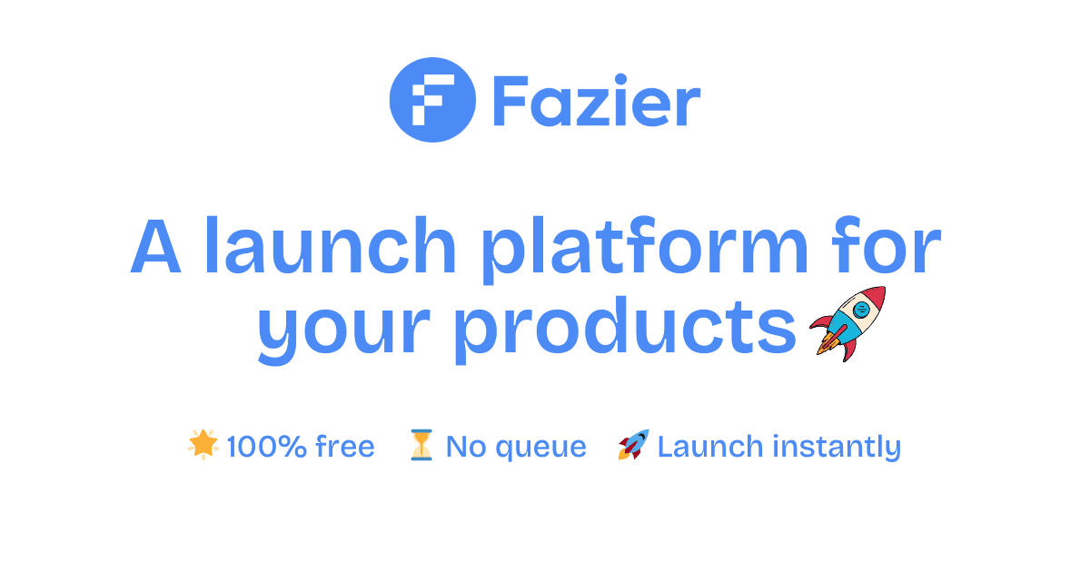 Fazier website preview
