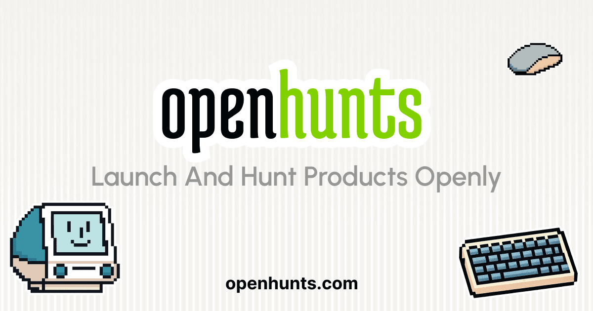 OpenHunts website preview