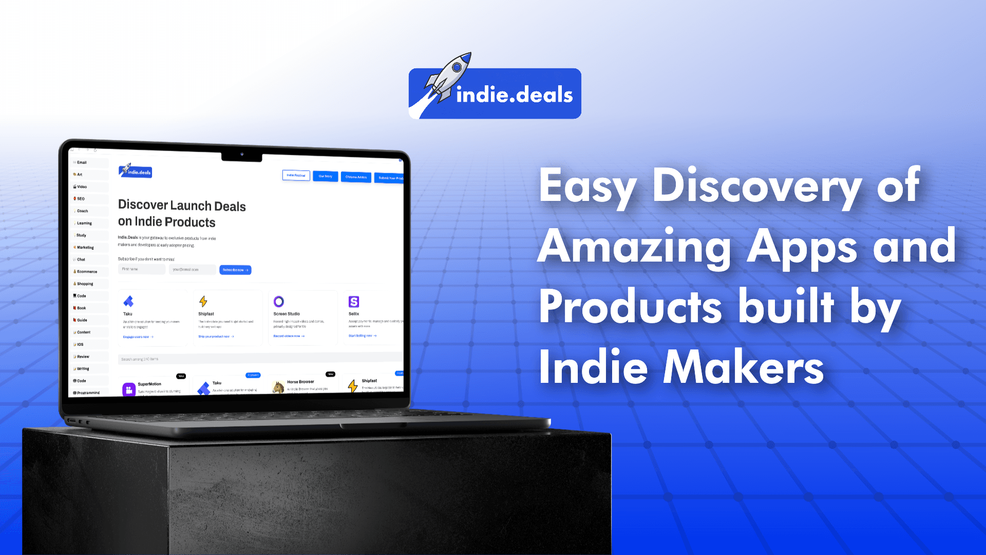 Indie Deals website preview