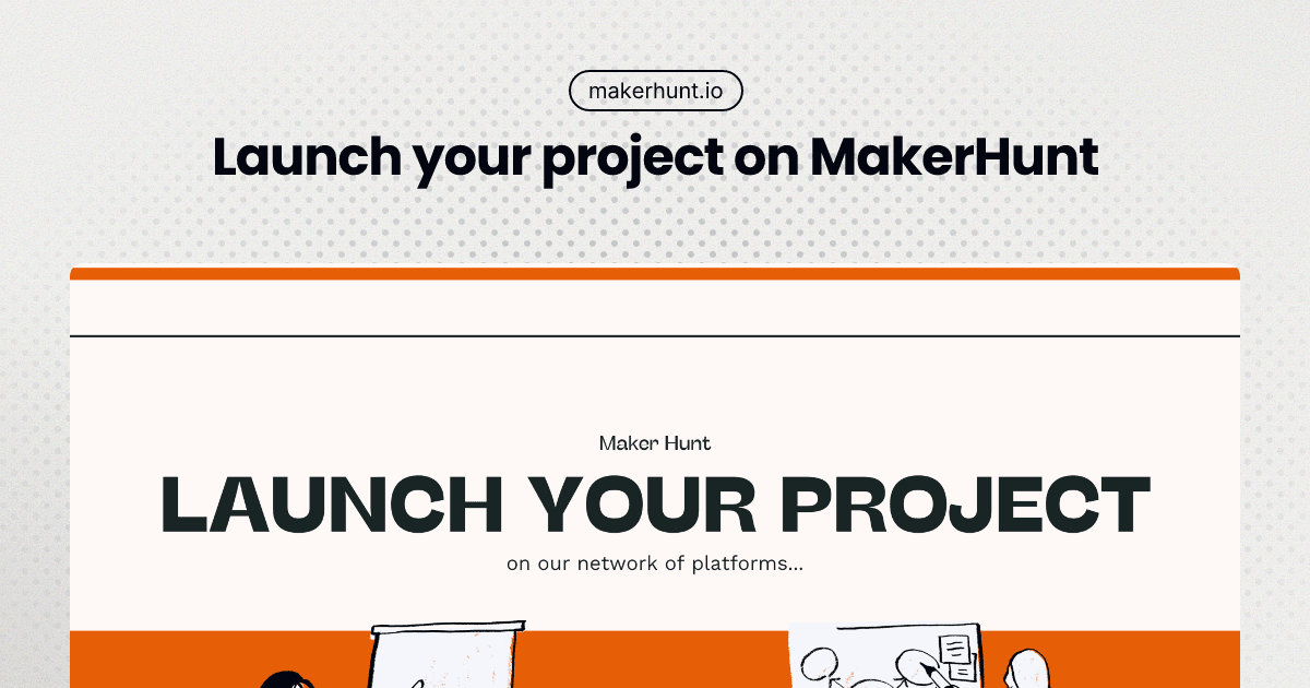 MakerHunt website preview
