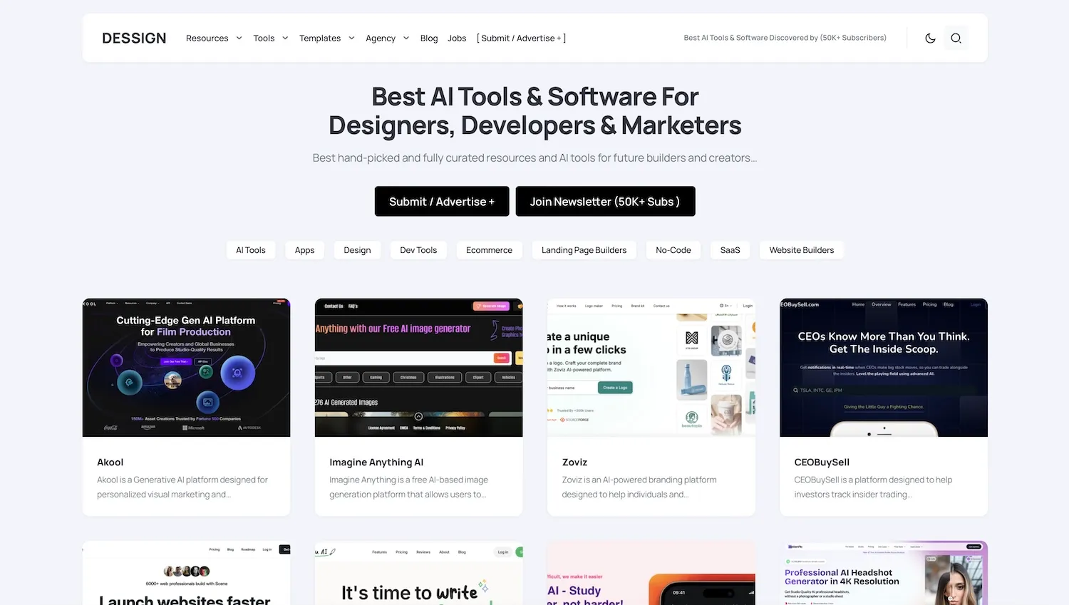 DESSIGN website preview