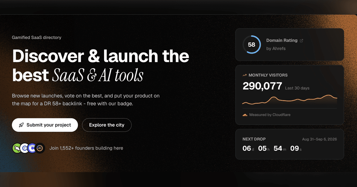 SaaSCity website preview