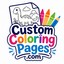 CustomColoringPages.com logo
