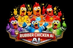 Rubber Chicken AI logo
