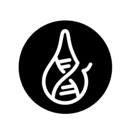 Plastic-free water bottle logo