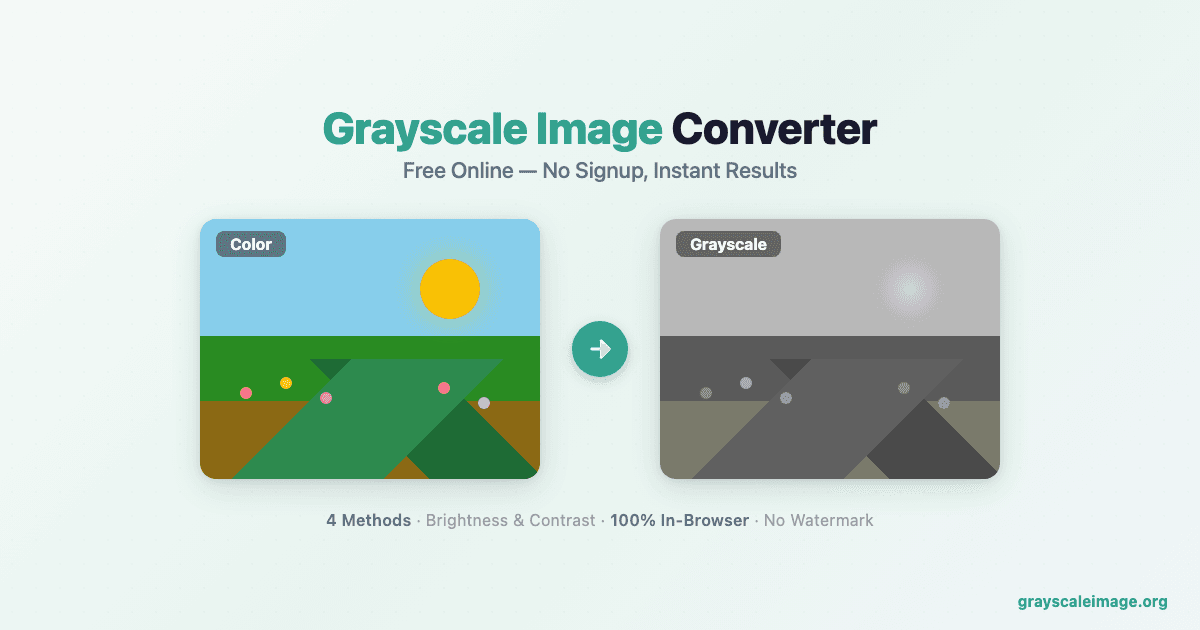 Grayscale Image interface screenshot