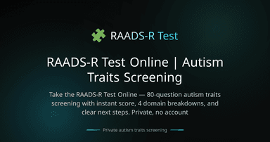 RAADS-R Test thumbnail