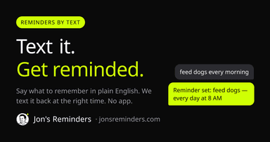 Jon's Reminders thumbnail