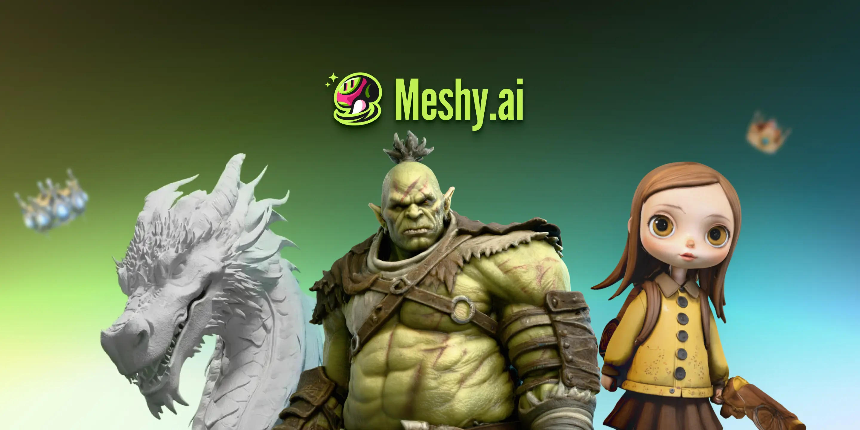 Meshy interface screenshot