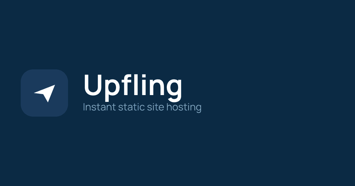 Upfling interface screenshot