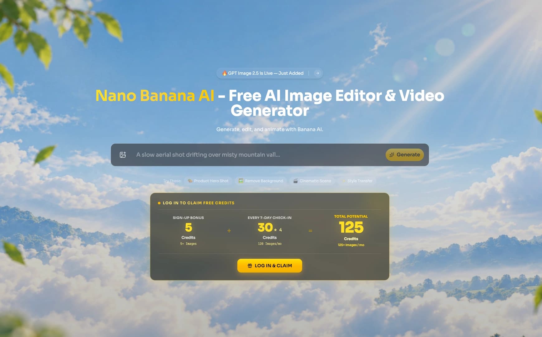 Nano Banana AI 2 interface screenshot