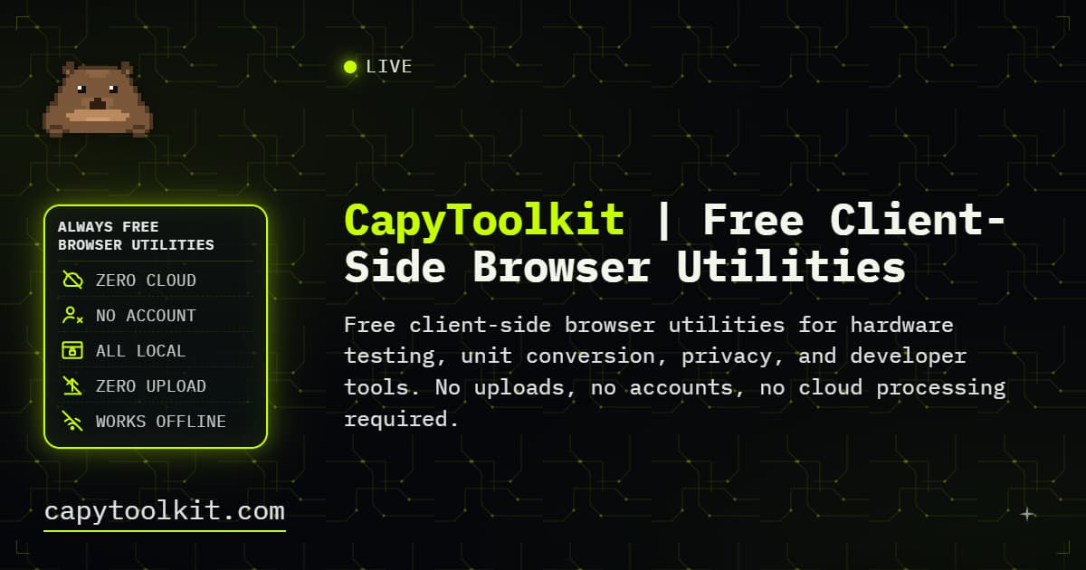 CapyToolkit interface screenshot