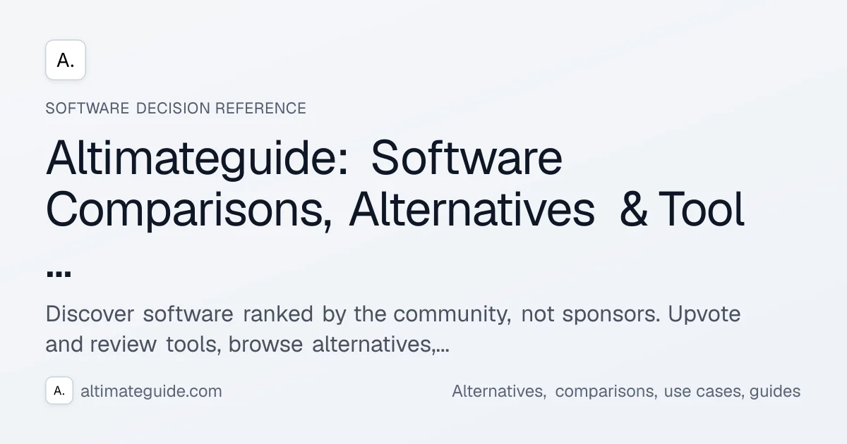 Altimateguide interface screenshot