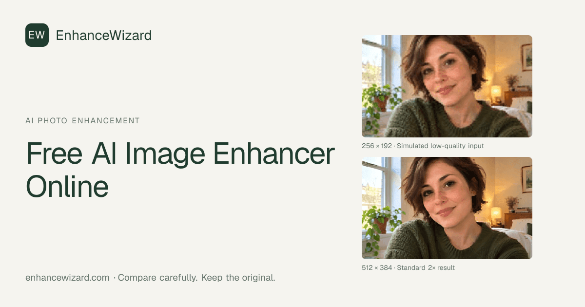 EnhanceWizard interface screenshot