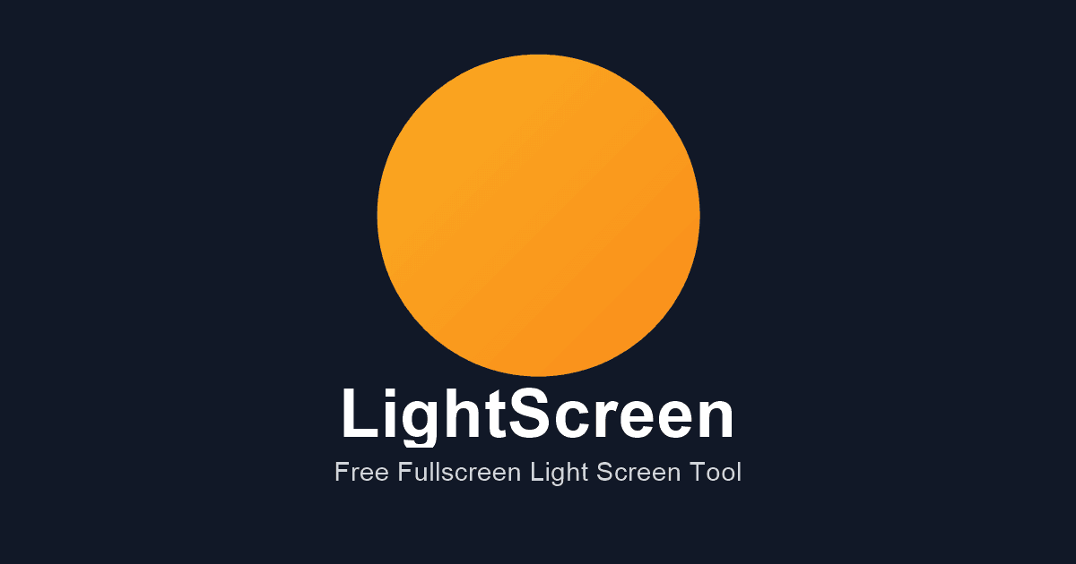 LightScreen interface screenshot
