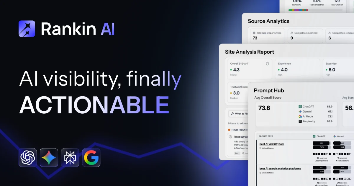 Rankin AI interface screenshot
