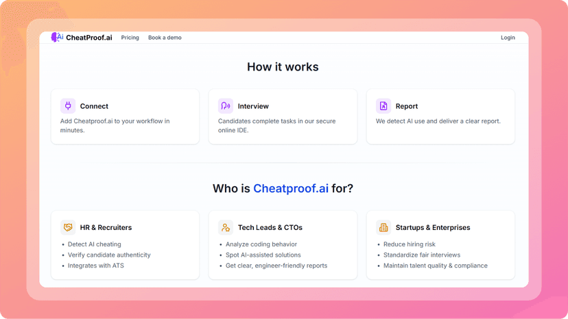 Cheatproof.ai Features