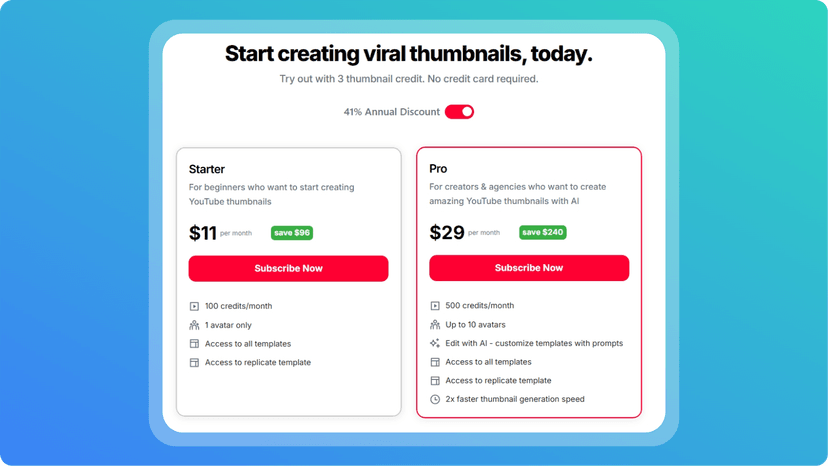 pricing