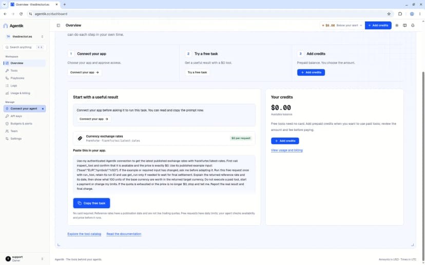 Try a free task panel
