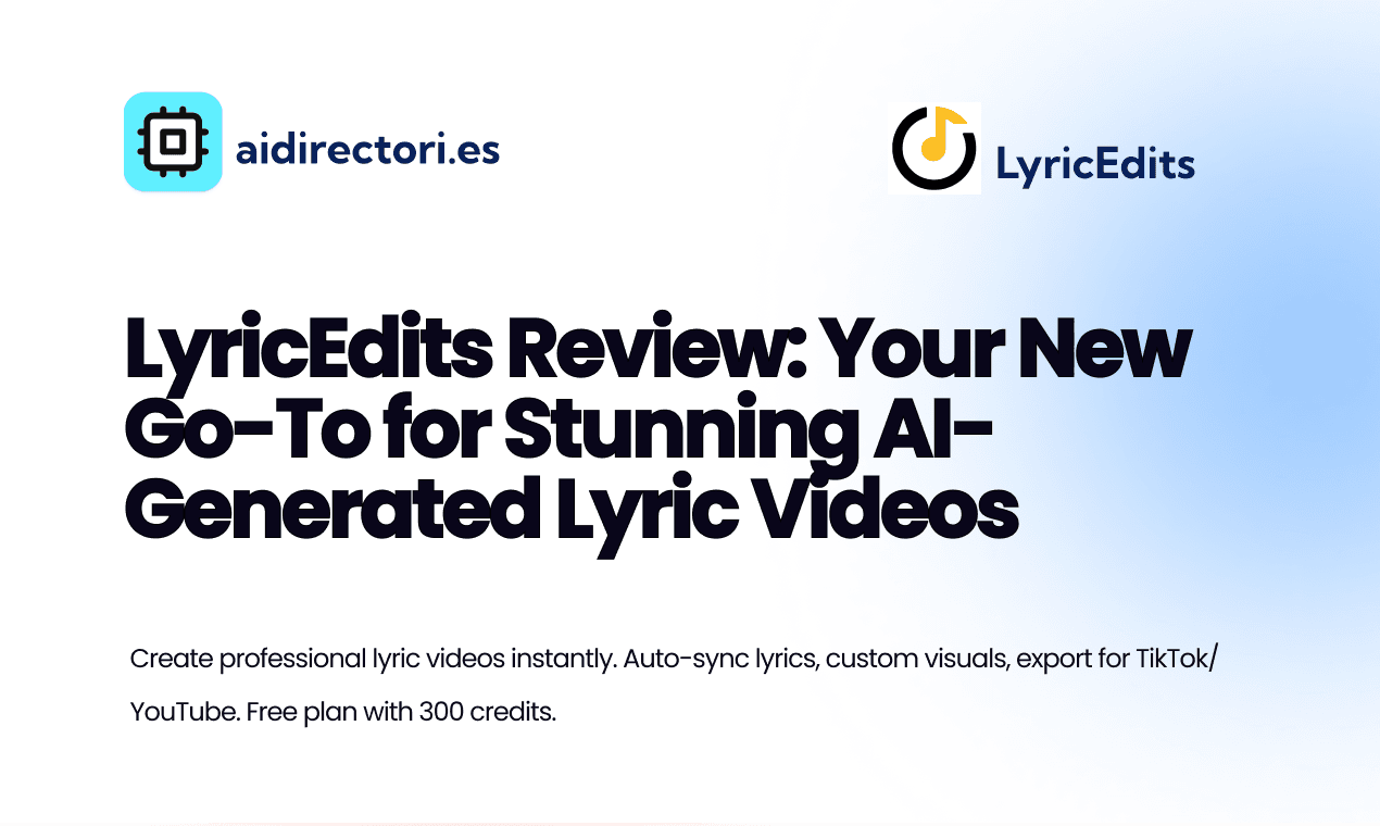 LyricEdits Review: Your New Go-To for Stunning AI-Generated Lyric Videos