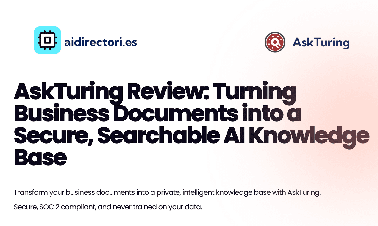 AskTuring Review: Turning Business Documents into a Secure, Searchable AI Knowledge Base