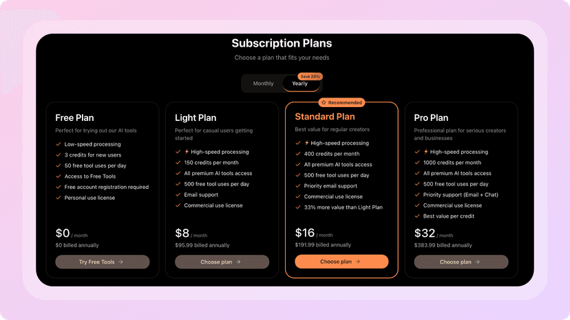 Pricing