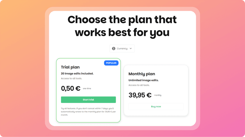 Pricing