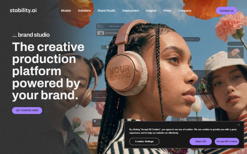 Stable Diffusion homepage
